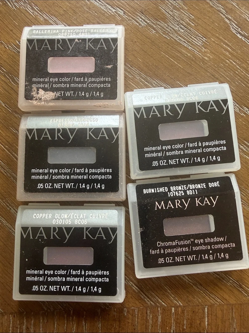 Eyeshadow.  All 5 for $15